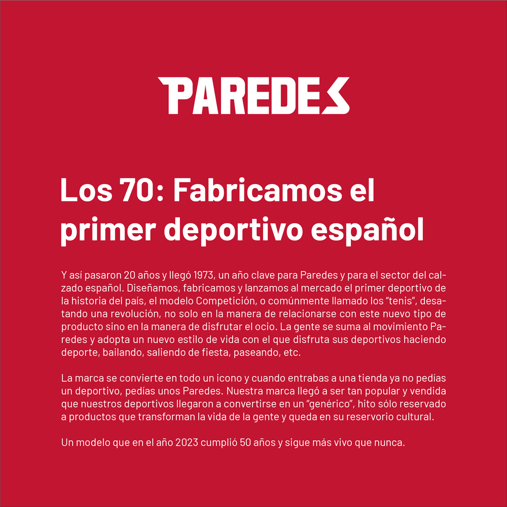 Años 70 - Paredes